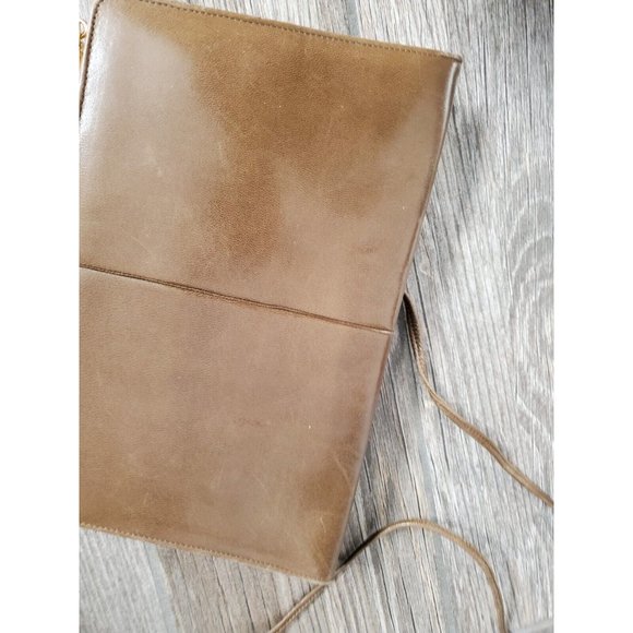 Vintage 70s Charles Jordan Olive Green Handbag/ Clutch - Picture 6 of 8